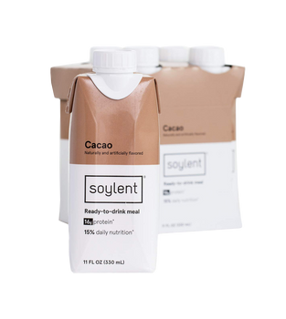 Soylent Meal Replacement Shake Cacao Tetra Pack 4 Pack 1